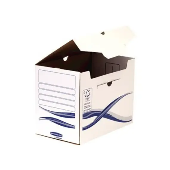 Cutie arhivare 20 cm, carton alb FELLOWES Bankers Box - 2Papet