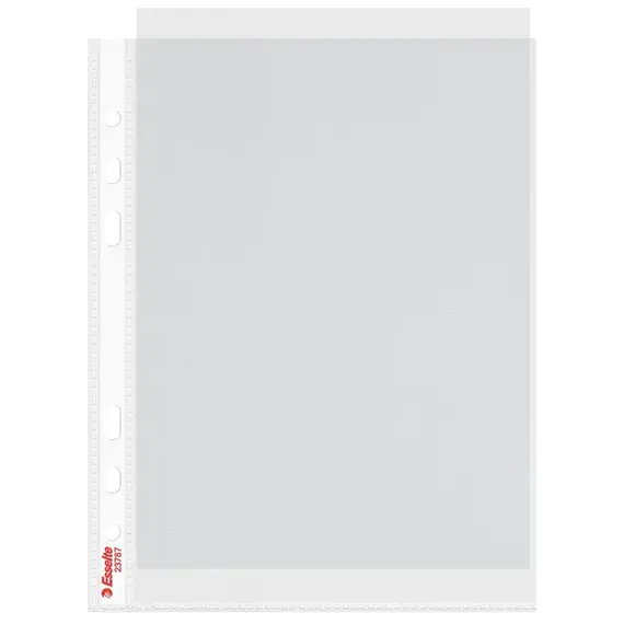 File protectie transparente, 65 microni, 100 buc/set, A5, ESSELTE - 2Papet