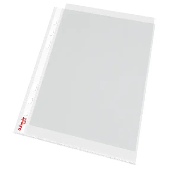 File protectie transparente, 65 microni, 100 buc/set, A5, ESSELTE - 3Papet