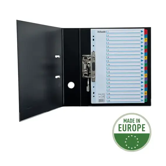 Separatoare carton A4, numere de la 1-31 laminate, ESSELTE Mylar - 4Papet