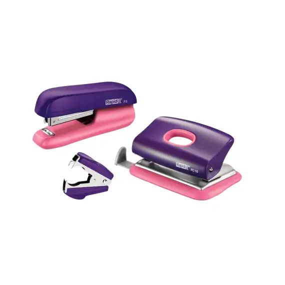 Set capsator F5, perforator FC10 si decapsator C3, RAPID, violet/roz - Papet