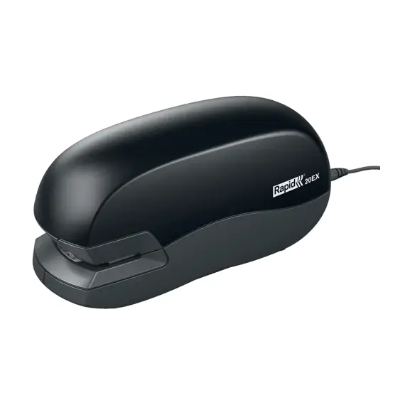 Capsator electric 20 coli, RAPID Fixativ 20EX, Negru - Papet