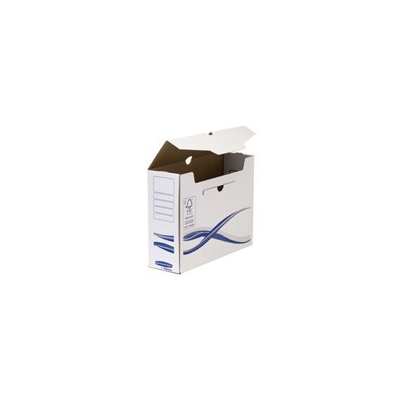 Cutie arhivare 10 cm, carton alb FELLOWES Bankers Box - 2Papet