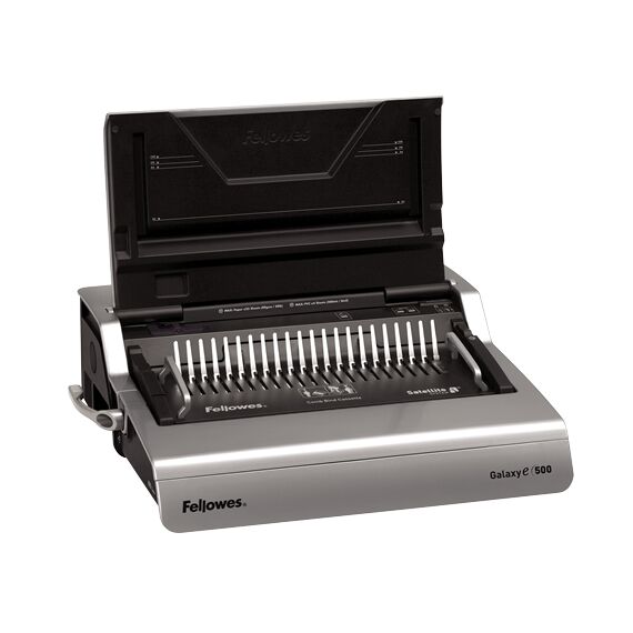Aparat de indosariat electric cu inele plastic, FELLOWES Galaxy-E 500 - 6Papet