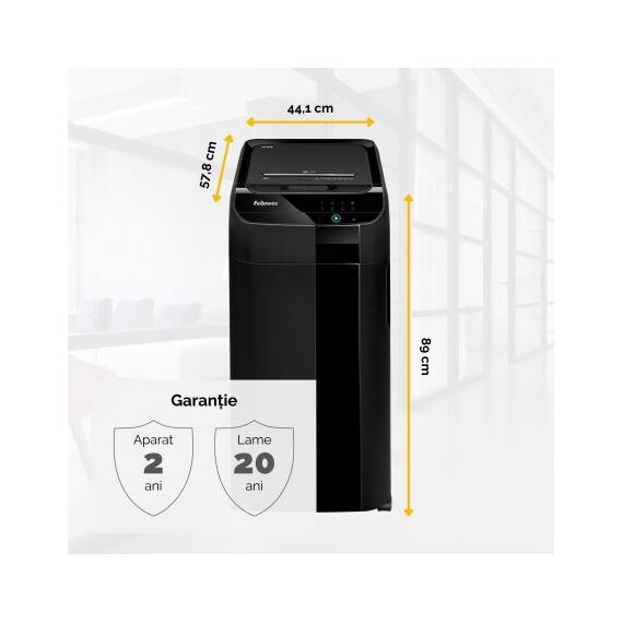 Distrugator documente 550 coli, Cross-Cut, FELLOWES Automax - 5Papet