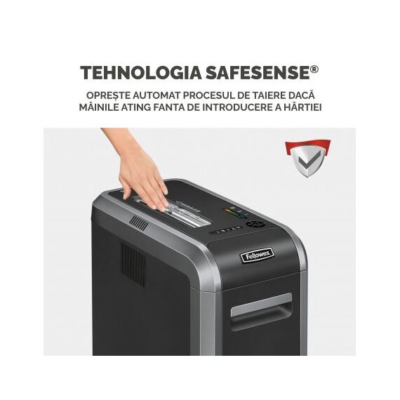 Distrugator documente 20 coli, Strip-Cut, FELLOWES 125i - 3Papet
