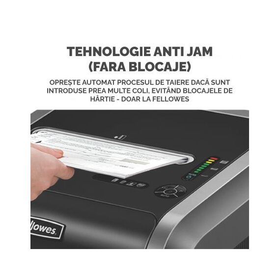 Distrugator documente 24 coli, Cross-Cut, FELLOWES 325Ci - 7Papet