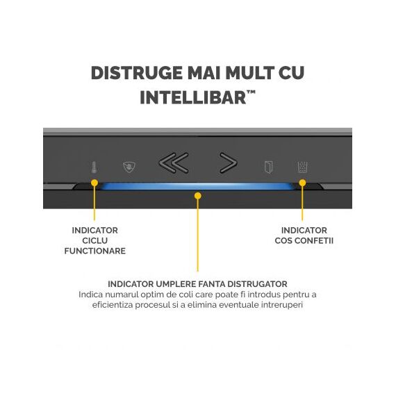 Distrugator documente 12 coli, Micro-Cut, FELLOWES LX201, negru - 6Papet