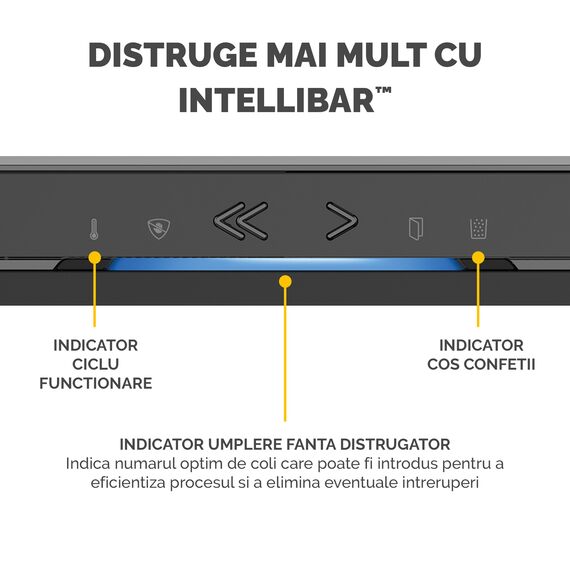 Distrugator documente 15 coli, Micro-Cut, FELLOWES LX211 - 7Papet