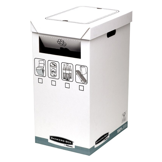 Cos de birou din carton pentru hartie, FELLOWES Bankers Box - Papet