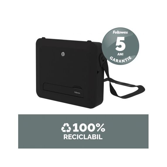 Geanta laptop cu suport ergonomic, FELLOWES Breyta, negru - 4Papet