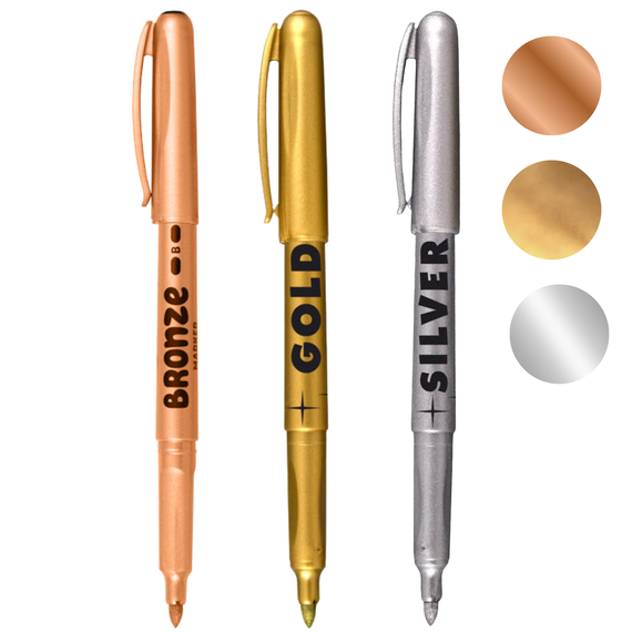 Marker metalic permanent 1.5-3.00 mm, CENTROPEN 2690, ALEGE CULOAREA: Bronze - Papet