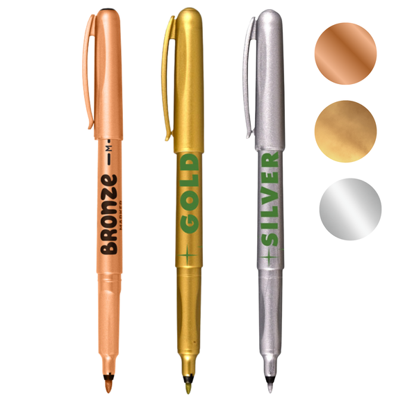 Marker permanent 1.0 mm, CENTROPEN 2670, ALEGE CULOAREA: Argintiu - Papet