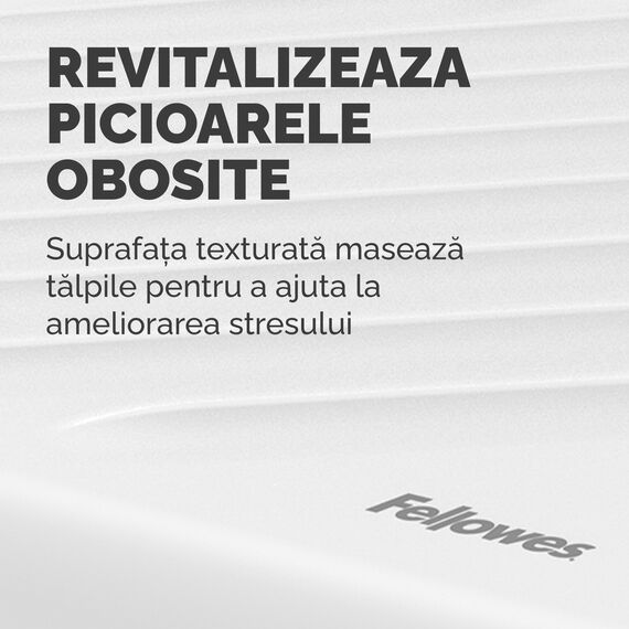 Suport ergonomic ajustabil pentru picioare, FELLOWES Breyta, ALEGE CULOAREA: Alb - 8Papet