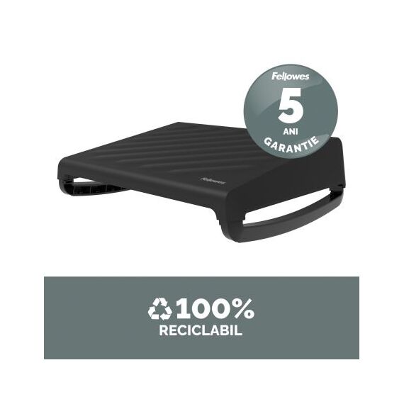 Suport ergonomic ajustabil pentru picioare, FELLOWES Breyta, ALEGE CULOAREA: Negru - 6Papet