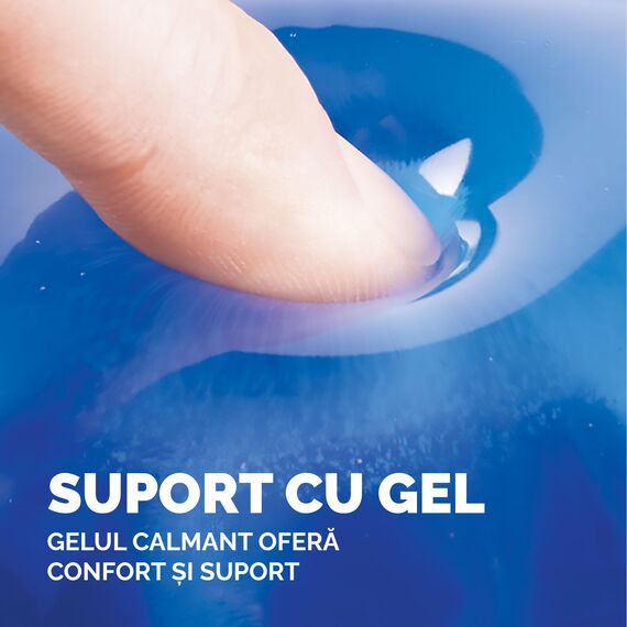 Suport incheietura gel albastru, FELLOWES Crystal, ALEGE CULOAREA: Albastru - 3Papet