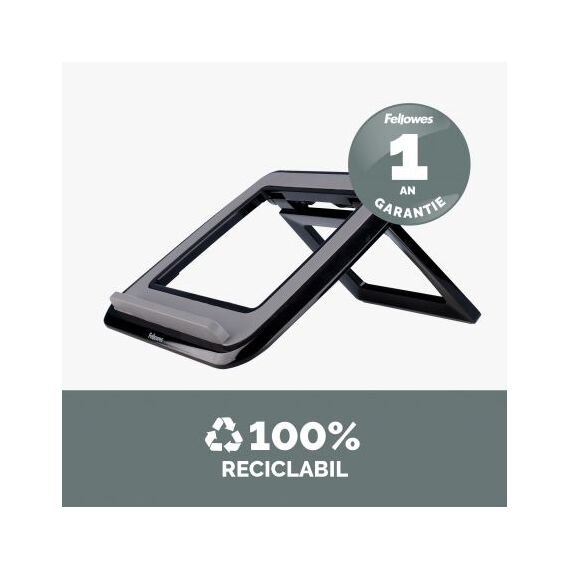Suport ergonomic pentru laptop, FELLOWES I-Spire Quicklift, negru - 5Papet
