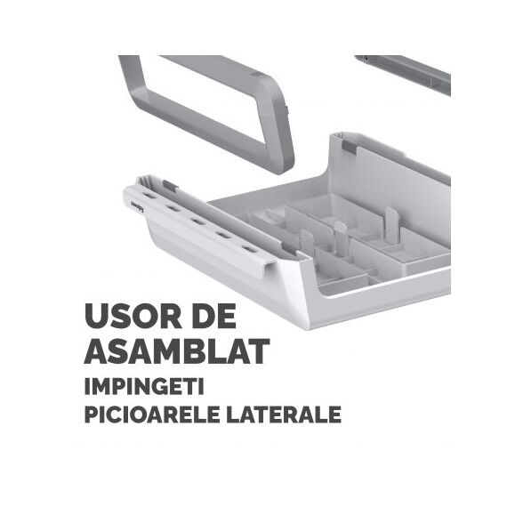 Suport monitor, FELLOWES Breyta, ALEGE CULOAREA: Alb - 4Papet