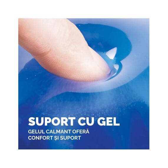 Suport incheietura pentru tastatura gel, FELLOWES Crystal, ALEGE CULOAREA: Albastru - 4Papet