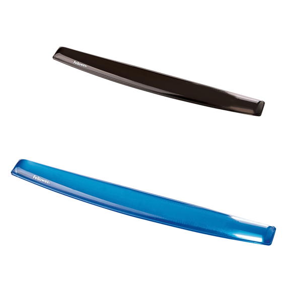 Suport incheietura pentru tastatura gel, FELLOWES Crystal, ALEGE CULOAREA: Negru - Papet