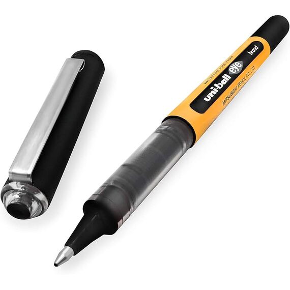 Roller 1.0mm, UNI-BALL Eye Broad UB-150, ALEGE CULOAREA: Negru - 4Papet