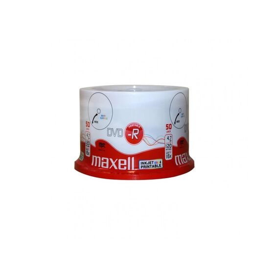 DVD‑R printabil, 16X, 4.7GB, 120 min, MAXELL CK50, 50 buc/set - Papet