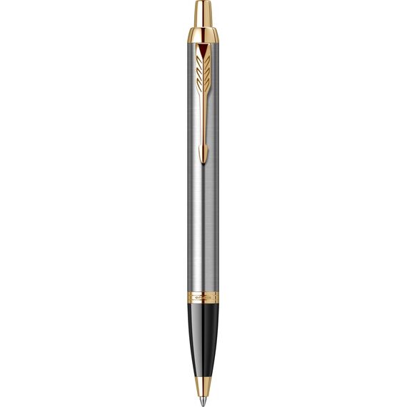 Set cadou stilou si pix PARKER IM Royal, Stainless Steel GT - 3Papet