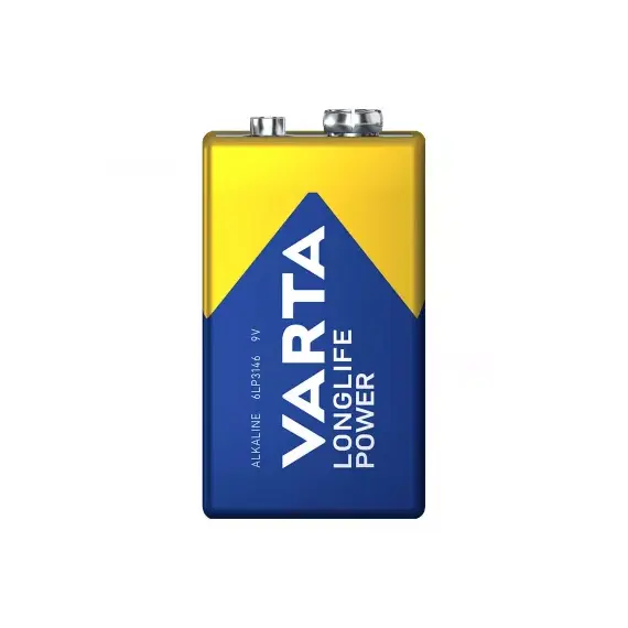 Baterie alcalina VARTA Longlife Power 6LR61 9V - 2Papet