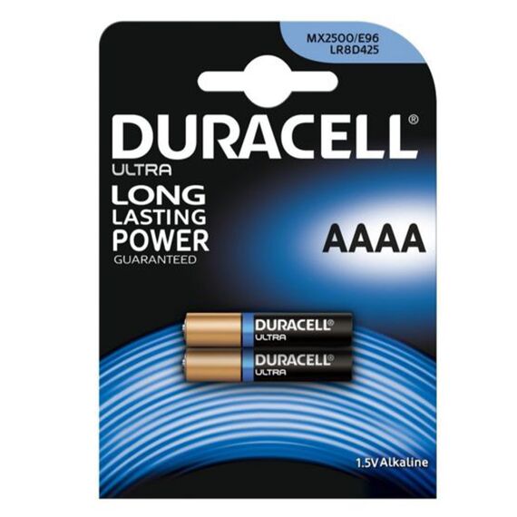 Baterie alcalina DURACELL AAAA LR61, 1.5V, 2 buc/set - Papet