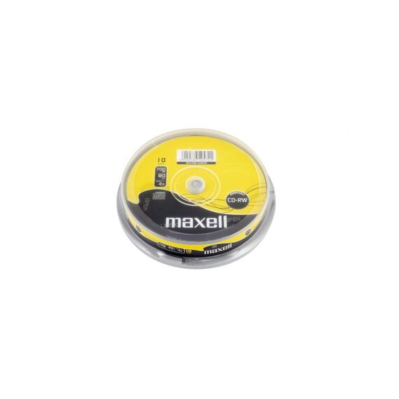 CD‑RW 52X, 700MB, 80 min, MAXELL, 10 buc/set - Papet