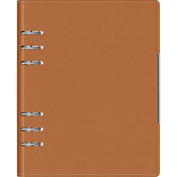 Agenda nedatata, cu 6 inele, 18x23 cm, PRECISION Alicante, Portocaliu - Papet