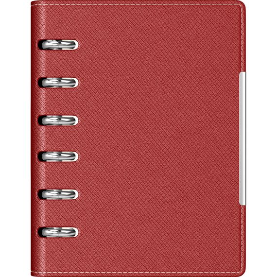 Agenda nedatata, cu 6 inele, 11x14 cm, PRECISION Alicante, Burgundy - Papet