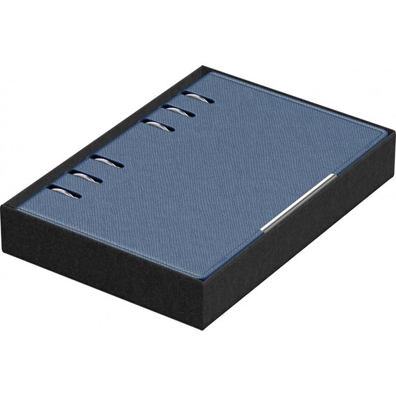 Agenda nedatata, cu 6 inele, 13x18.5 cm, PRECISION Alicante, Navy - 3Papet