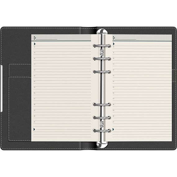 Agenda nedatata, cu 6 inele, 13x18.5 cm, PRECISION Alicante, Navy - 2Papet