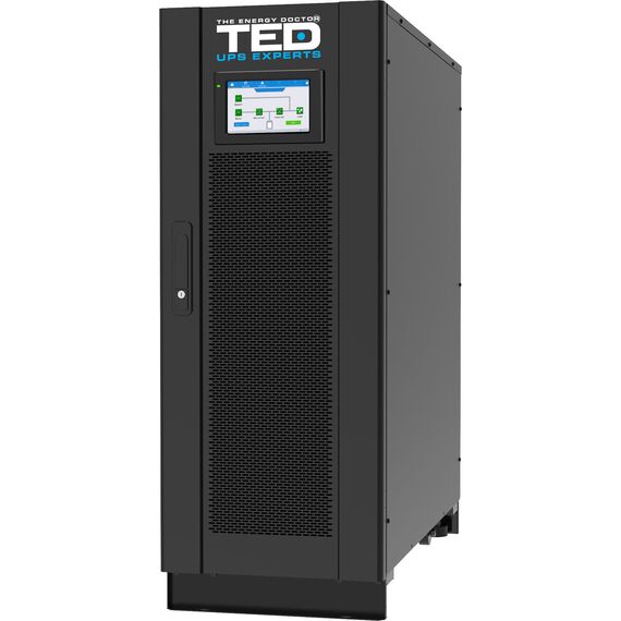 UPS online 60kVA/60kW, trifazic 3/3, cu dubla conversie, ecran LCD si unda sinusoidala pura, TED Electric - Papet