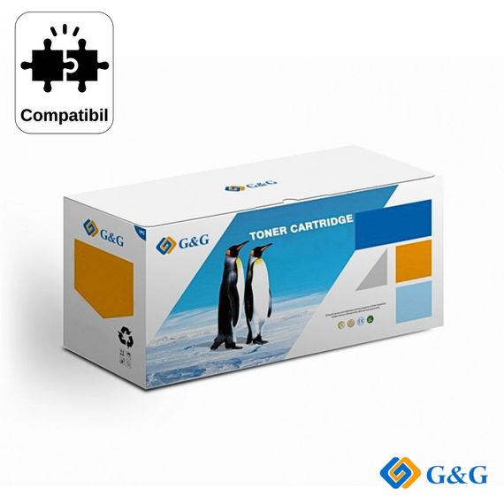 Cartus toner compatibil G&G Yellow CLT-Y404S, pentru Samsung Xpress SL-C430 si SL-C480, 1.000 pagini - Papet