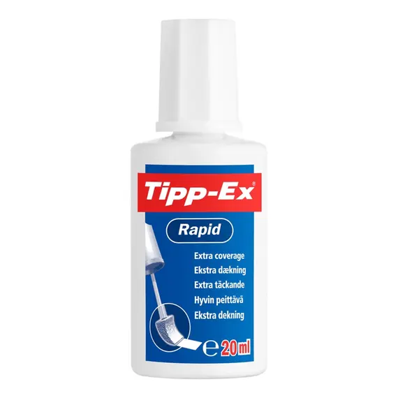 Fluid corector cu burete BIC Tipp-Ex Rapid, 20 ml - Papet