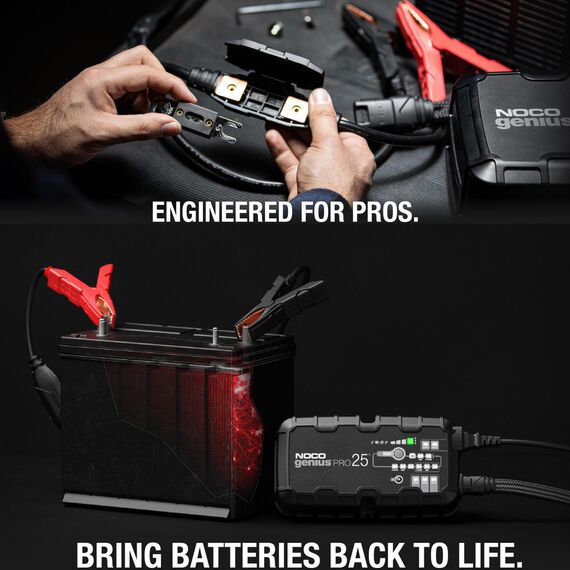 Redresor acumulatori SMART, 6V 25A / 12V 25A / 24V 12A, pentru acumulatori pana la 1000Ah, NOCOGENIUS Pro25 - 5Papet