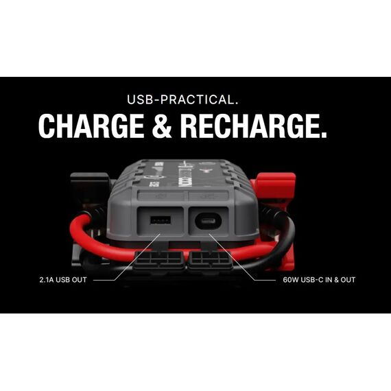 Jump starter auto portabil, 12V, curent pornire 2500A, Litiu-Ion, NOCO Boost GBX75 - 4Papet