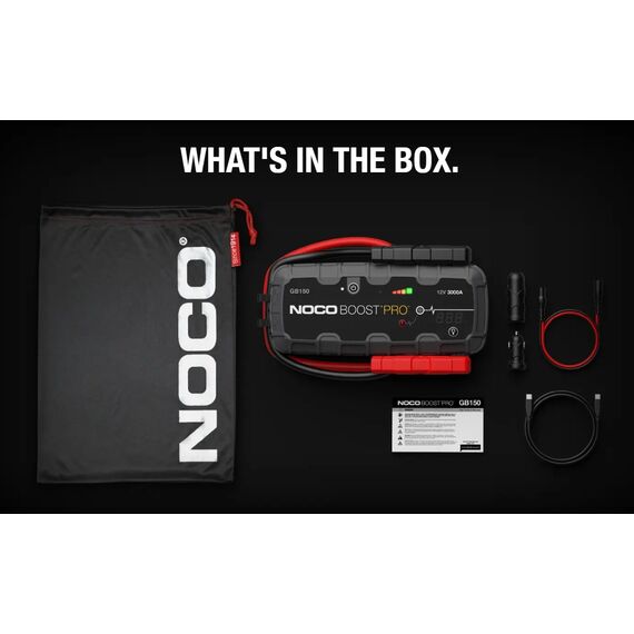 Jump starter auto portabil, 12V, curent pornire 3000A, Litiu-Ion, NOCO Boost GB150 - 2Papet