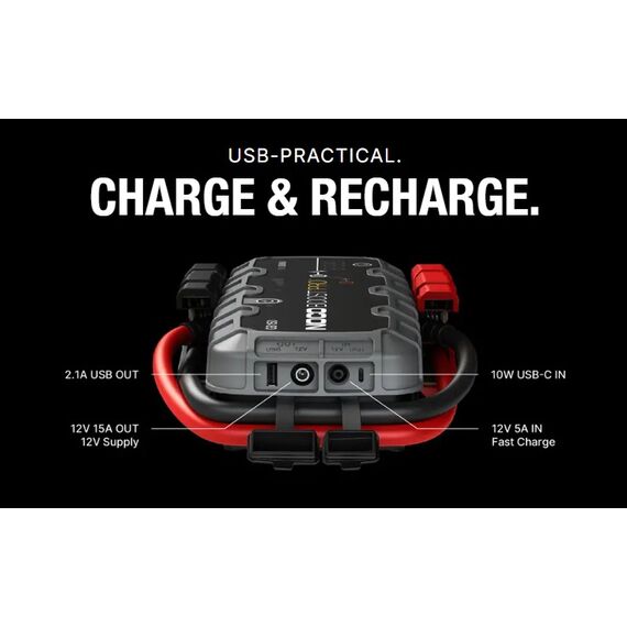 Jump starter auto portabil, 12V, curent pornire 3000A, Litiu-Ion, NOCO Boost GB150 - 3Papet