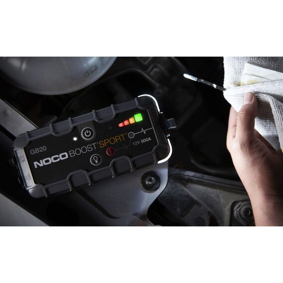 Jump starter auto portabil, 12V, curent Pornire 500A, Litiu-Ion, NOCO Boost GB20 - 4Papet