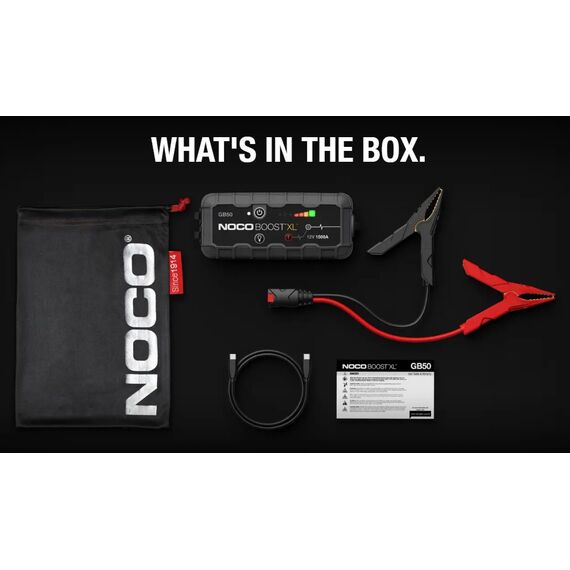 Jump starter auto portabil, 12V, curent pornire 1500A, Litiu-Ion, NOCO Boost GB50 - 2Papet