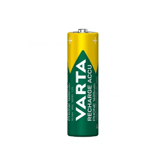 Acumulatori telefon VARTA 1.2V AA LR6 Ni-MH, 2 buc/blister, 1600mAh, preincarcati - 2Papet