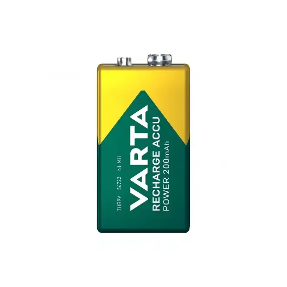 Acumulatori VARTA 9V 6LR61 6LF22 Ni-MH, 200mAh preincarcati - 2Papet