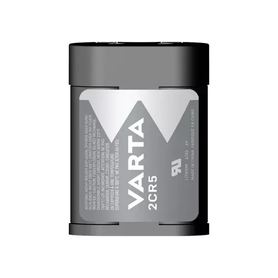 Baterie litiu 2CR5 1400mAh 6V, 34 x 17 x 45 mm, VARTA - 2Papet