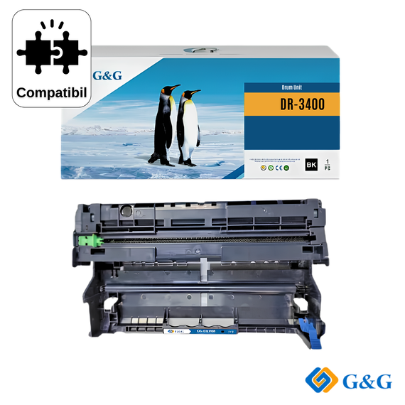 Unitate cilindru compatibila G&G DR3400, pentru Brother HL-L6400DW, 30.000 pagini - Papet
