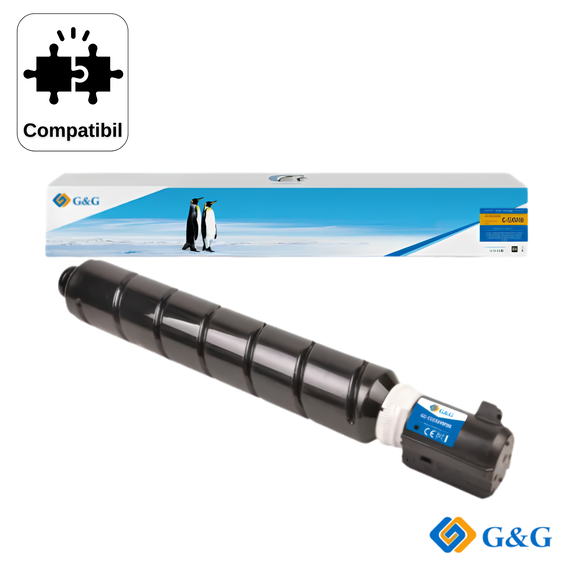 Cartus toner remanufacturat G&G Black C-EXV49BK, pentru Canon IR Advance C3320/C3525/C3730, 36.000 pagini - Papet