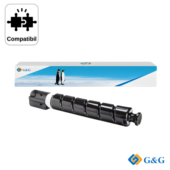 Cartus toner compatibil G&G Black C-EXV60, pentru Canon IR 2425/2425i, 10.200 pagini - Papet