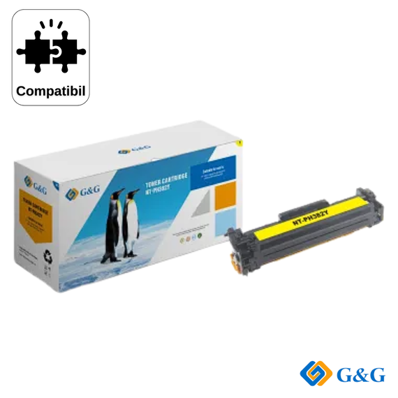 Cartus toner compatibil G&G Yellow CF382A 312A, pentru HP LaserJet Pro M476, 2.700 pagini - Papet